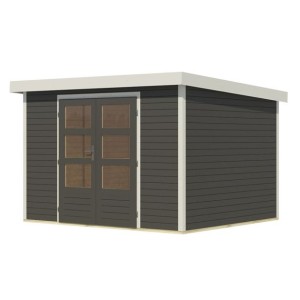 LESENA VRTNA HIŠKA KARIBU JUPITER 5 B 302X242X211 BELA