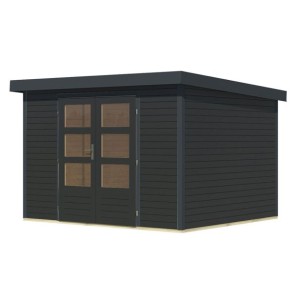 LESENA VRTNA HIŠKA KARIBU JUPITER 5 C 302X242X211 ANTRACIT