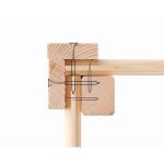 LESENA VRTNA HIŠKA KARIBU JUPITER B 209X214X218 BELI OKVIR - slika 9