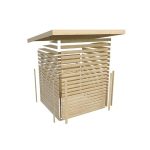 LESENA VRTNA HIŠKA KARIBU JUPITER B 209X214X218 BELI OKVIR - slika 10