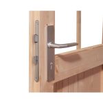 LESENA VRTNA HIŠKA KARIBU JUPITER D 209X214X218 BELI OKVIR - slika 12