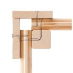 LESENA VRTNA HIŠKA KARIBU KANDERN 6 S TERASO 270X222X270+320 LES 28MM - slika 18