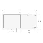 LESENA VRTNA HIŠKA KARIBU KERKO 4 302DX217GX211V + 280D 19MM ANTRACIT - slika 12