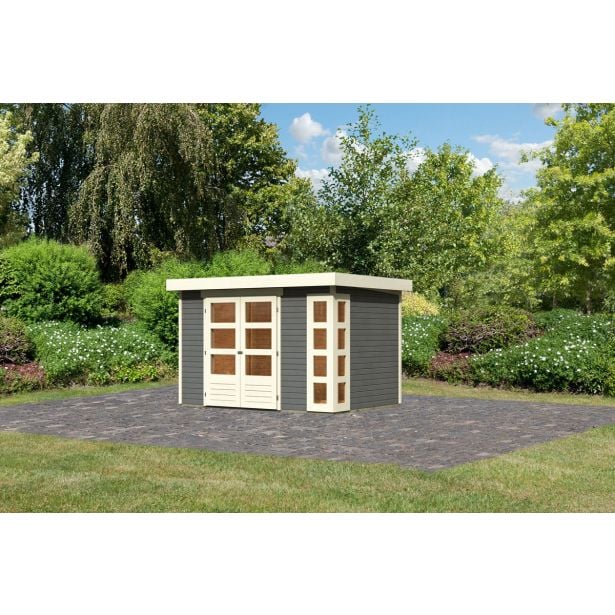 LESENA VRTNA HIŠKA KARIBU KERKO 4 302X217X211 LESENA VRTNA HIŠKA KARIBU KERKO 4 302X217X211