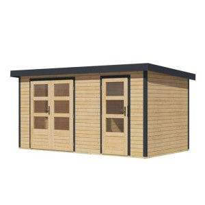 LESENA VRTNA HIŠKA KARIBU MERKUR A NARAVNI 404X217X211