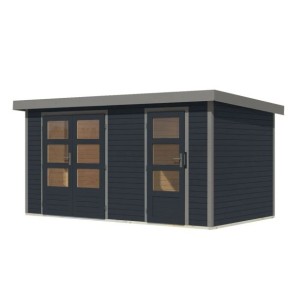 LESENA VRTNA HIŠKA KARIBU MERKUR C ANTRACIT 404X217X211