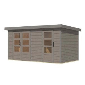 LESENA VRTNA HIŠKA KARIBU MERKUR D VODNO SIVA 404X217X211