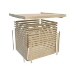 LESENA VRTNA HIŠKA KARIBU MERSEBURG 2 - slika 7