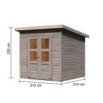 LESENA VRTNA HIŠKA KARIBU MERSEBURG 4 - slika 6