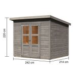 LESENA VRTNA HIŠKA KARIBU MERSEBURG 5 - slika 6