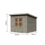 LESENA VRTNA HIŠKA KARIBU MERSEBURG 6 - slika 6