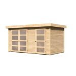 LESENA VRTNA HIŠKA KARIBU MÜHLENTRUP 1 211X404X217 BARVA LESA - slika 13