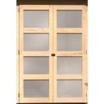 LESENA VRTNA HIŠKA KARIBU MÜHLENTRUP 1 211X404X217 BARVA LESA - slika 14