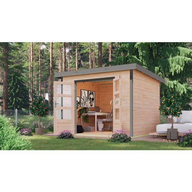 lesena-vrtna-hiska-karibu-pluto-6-a-naravna-271x271x219-3555437-1 LESENA VRTNA HIŠKA KARIBU PLUTO 6 A NARAVNA 271X271X219 - slika 2