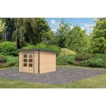 LESENA VRTNA HIŠKA KARIBU PLUTO A 220X271X271, ANTRACIT - slika 8