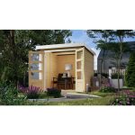 LESENA VRTNA HIŠKA KARIBU PLUTO A 220X271X271, BELA - slika 10