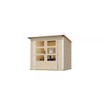 LESENA VRTNA HIŠKA KARIBU PLUTO A 220X271X271, BELA - slika 12