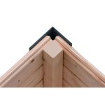 LESENA VRTNA HIŠKA KARIBU PLUTO B 220X271X271, BELA - slika 10