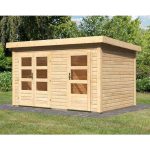 LESENA VRTNA HIŠKA KARIBU SCHÖNBUCH 1 227X366X246 BARVA LESA - slika 12