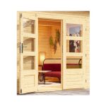 LESENA VRTNA HIŠKA KARIBU SCHÖNBUCH 1 227X366X246 BARVA LESA - slika 14