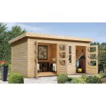 LESENA VRTNA HIŠKA KARIBU SCHÖNBUCH 2 228X426X276 BARVA LESA - slika 12