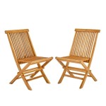 LESENI STOL NATERIAL SET 2 KOS, ANTEA 61X48X88 TIKOV LES - slika 12