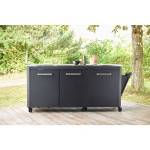 LETNA KUHINJA COZZE OMARA Z INOX POLICO 180X60X90 CM 90528 - slika 9