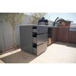 LETNA KUHINJA ELEMENT Z PREDALI ANTRACIT 636 X 634 X 920 MM - slika 8