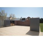 LETNA KUHINJA ELEMENT Z PREDALI ANTRACIT 636 X 634 X 920 MM - slika 10