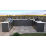 LETNA KUHINJA MS VISCOM ELEMENT S KAMADO ŽAROM 900X634 MM VIŠINA 920 MM - slika 26