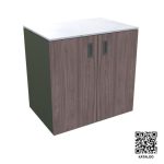 LETNA KUHINJA MS VISCOM ELEMENT Z VRATI AMERIŠKI OREH 900X634 MM