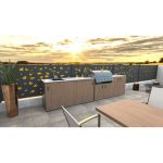 LETNA KUHINJA MS VISCOM ELEMENT Z VRATI AMERIŠKI OREH 900X634 MM - slika 7