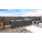 LETNA KUHINJA MS VISCOM ELEMENT Z VRATI ANTRACIT 900 X 634 MM - slika 8