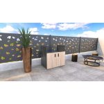 LETNA KUHINJA MS VISCOM ELEMENT ZA ŽAR LESNI DEKOR HRAST RUSTIK - slika 5