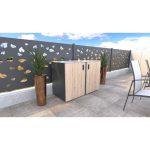 LETNA KUHINJA MS VISCOM KOTNI ALI SAMOSTOJNI LESNI DEKOR HRAST RUSTIK - slika 5