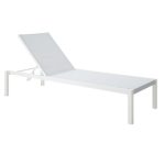 LEŽALNIK IZ TEKSTILENA NATERIAL LYRA BETA, BEL ALU, TEKSTILEN - slika 10