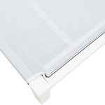 LEŽALNIK IZ TEKSTILENA NATERIAL LYRA BETA, BEL ALU, TEKSTILEN - slika 13