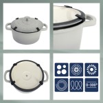 PEKAČ / MODEL ZA PEKO KELA 3.2 LITCALIDO OKROGLI ALUGUS SVETLO SIVA - slika 12