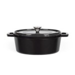 LONEC / KOZICA LIVOO DUTCH OVEN LITOŽELEZNI 4.5L ČRN 24 CM - slika 2