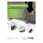 LOPATA ZA SNEG TOVARNA MERIL KOVINE POSNEMALEC SNEGA ALUMINIJ Z VLOŽKOM IZ GUME - slika 4