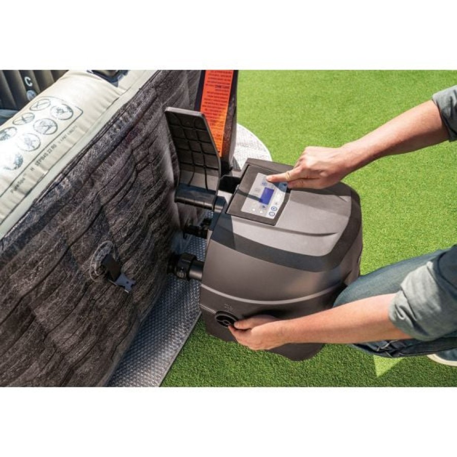MASAŽNI BAZEN INTEX GREYSTONE DELUXE SQUARE ZA 6 OSEB - slika 5