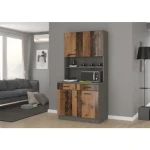 Mini kuhinjski blok RUBI 100 . Mini kuhinjski blok RUBI 100 je primeren za vsako pisarno in delavnico. Zaradi svoje velikosti vam bo prihranil veliko prostora,