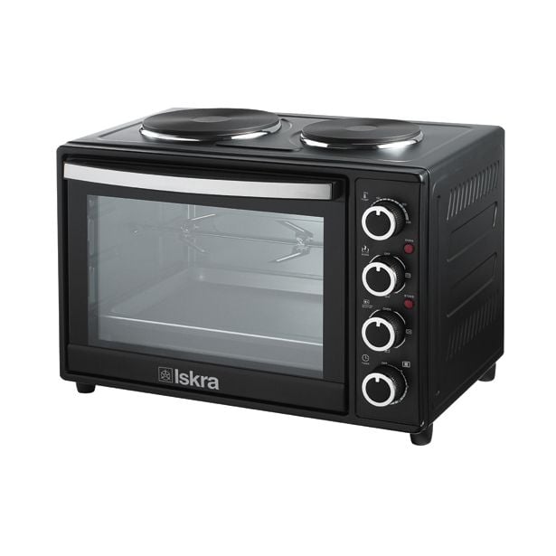 MINI PEČICA ISKRA HL38RCT-ČRNA DVE PLOŠČI MINI PEČICA ISKRA HL38RCT-ČRNA DVE PLOŠČI