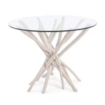 Miza C-VT SAHEL TO 110X110 . Miza C-VT SAHEL TO 110X110 je posebnega dizajna, in bo s svojim videzom popestrila vsak prostor. Izdelana iz beljenih vej lesa.