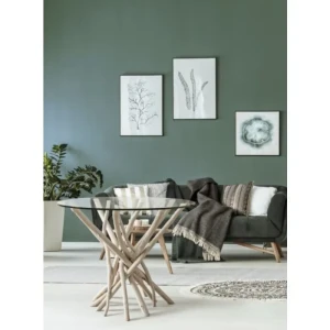 Miza C-VT SAHEL TO 110X110 . Miza C-VT SAHEL TO 110X110 je posebnega dizajna, in bo s svojim videzom popestrila vsak prostor. Izdelana iz beljenih vej lesa.