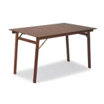 MIZA PIKNIK-2 120x80 . Miza PIKNIK2 dimenzije 120x80 cm, narejena v celoti iz bukovega lesa. Zaščitena je z lakom. Primerna za pokrite terase, balkone,