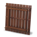 MIZA PIKNIK 80x80 . Miza PIKNIK dimenzije 80x80 cm narejena v celoti iz bukovega lesa. Zaščitena je z lakom. Primerna za pokrite terase, balkone, vikendice,