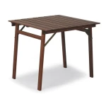 MIZA PIKNIK 80x80 . Miza PIKNIK dimenzije 80x80 cm narejena v celoti iz bukovega lesa. Zaščitena je z lakom. Primerna za pokrite terase, balkone, vikendice,