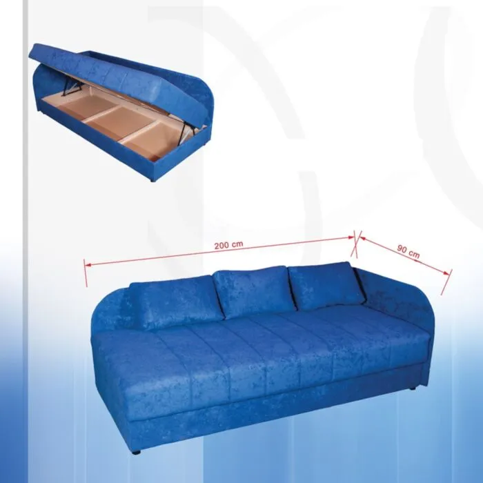 Mladinska postelja SANJA Mladinska postelja SANJA . Postelja SANJA je klasična postelja primerna za otroške ali mladinske sobe ali kot dodatno ležišče v vsakem prostoru. Je