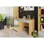 Mladinska soba KLAVIR je narejena iz kvalitetne laminirane plošče. Zaradi univerzalne barvne kombinacije, ki uporablja lepoto bele in lesenega dekorja, je